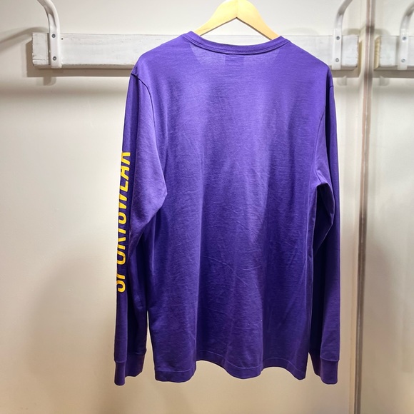 Nike Air Long Sleeve purple with 90’s detailing, 💯 cotton, great condition LG - Picture 13 of 13